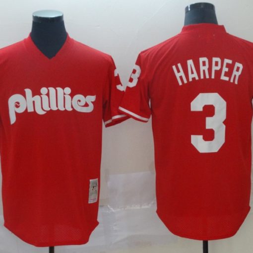 Phillies 3 Bryce Harper Women Light Blue Cool Base Cooperstown