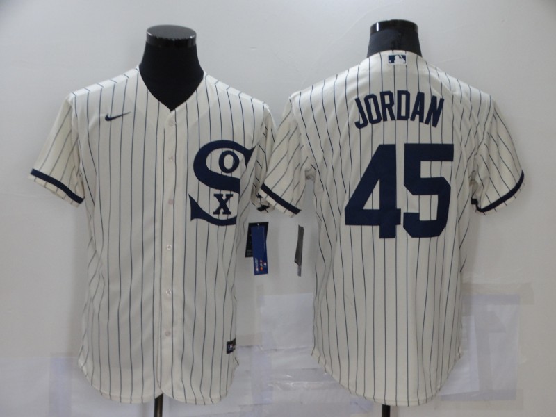 Michael Jordan #45 Chicago White Sox Cream 2021 Field of Dreams