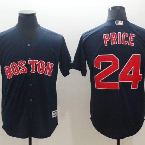 Men's Majestic Boston Red Sox #24 David Price White Home Flex Base  Authentic Collection MLB Jersey