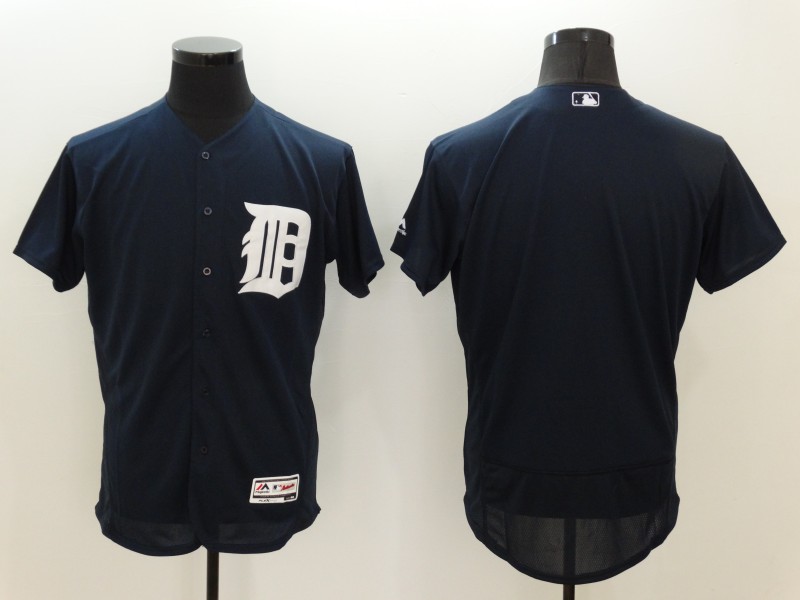 Detroit Tigers Navy Alternate Flex Base Jersey - Cheap MLB Baseball Jerseys