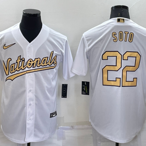 Washington Nationals Nike 2022 MLB All-Star Game Authentic Custom Jersey -  White