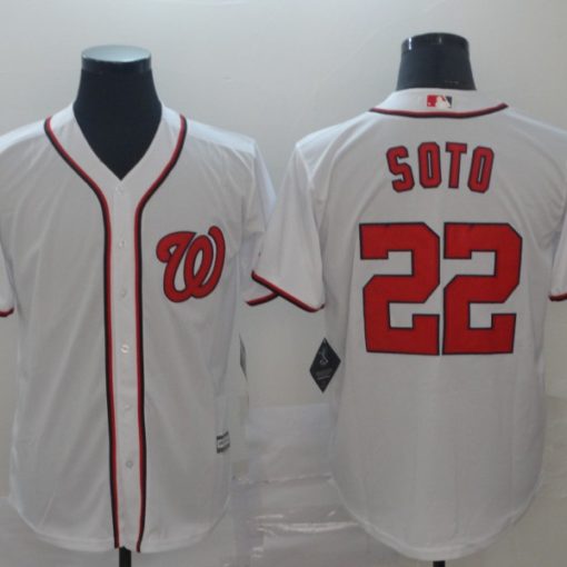 2022 Juan Soto Home White Team-Issued Jersey