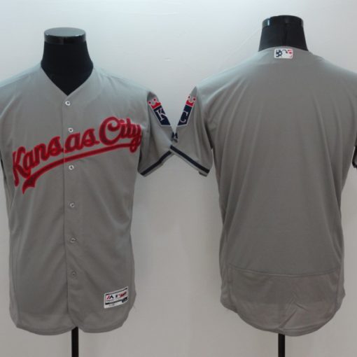 Eric Hosmer #35 Kansas City Royals Gray Flex Base Jersey - Cheap MLB Baseball  Jerseys