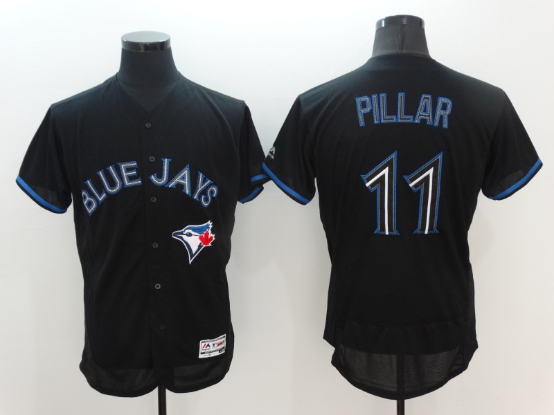 Kevin Pillar #11 Toronto Blue Jays Black Fashion Flex Base Jersey - Cheap  MLB Baseball Jerseys