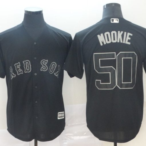 Mookie Betts #50 Boston Red Sox Black 2019 Player's Weekend Team Jersey -  Cheap MLB Baseball Jerseys
