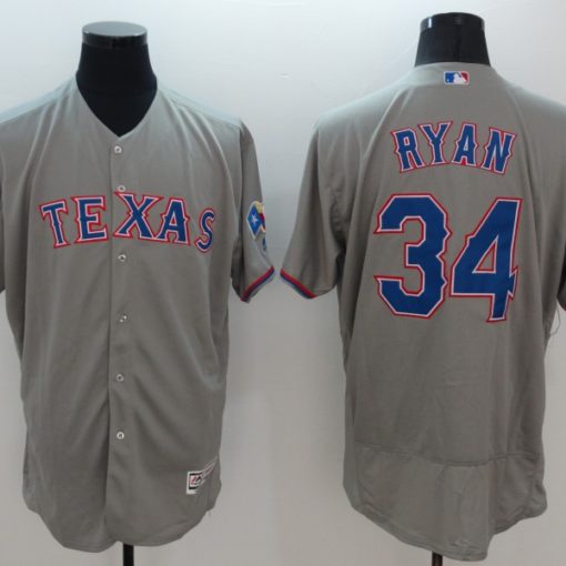 Texas Rangers Nolan Ryan #34 Nike Cooperstown Collection MLB Player Jersey