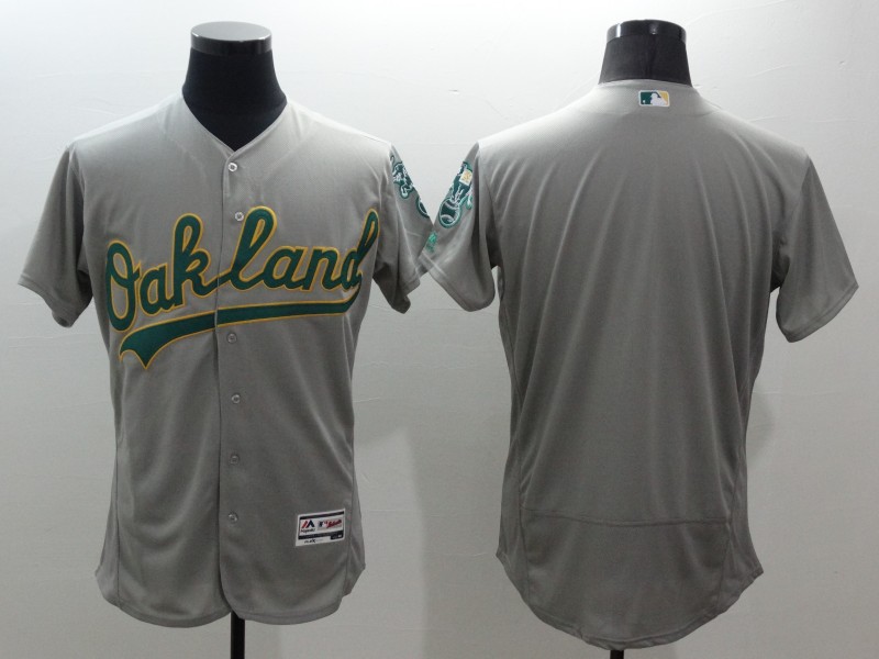 Oakland Athletics Gray Flex Base Jersey - Cheap MLB Baseball Jerseys