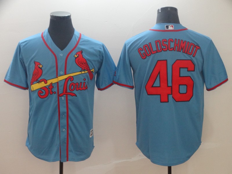 Paul Goldschmidt #46 St. Louis Cardinals Light Blue Alternate