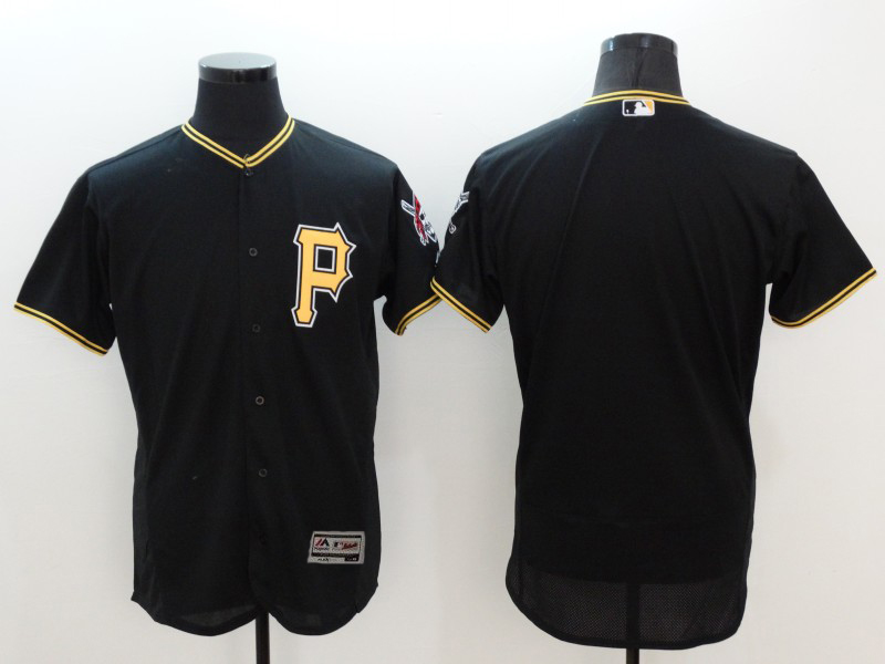 Pittsburgh Pirates Black Alternate Flex Base Team Jersey - Cheap MLB  Baseball Jerseys