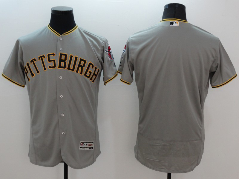 Pittsburgh Pirates Gray Road Flex Base Team Jersey - Cheap MLB Baseball  Jerseys