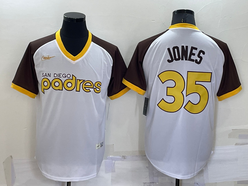 Randy Jones #35 San Diego Padres White Home Cooperstown Collection Player  Jersey - Cheap MLB Baseball Jerseys