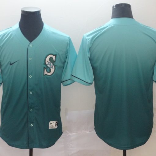 Youth Seattle Mariners Ken Griffey Jr. Majestic Alternate Aqua Official  Cool Base Player Jersey