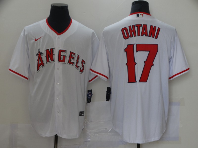 Shohei Ohtani #17 Los Angeles Angels White Home Player Jersey - Cheap MLB  Baseball Jerseys