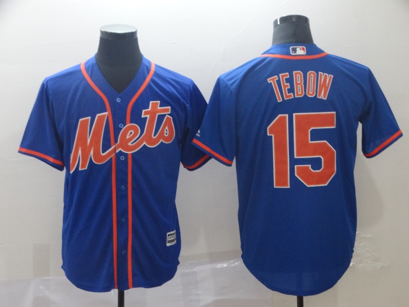 Tim Tebow #15 New York Mets Royal Alternate Jersey - Cheap MLB Baseball  Jerseys