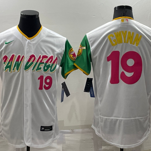 San Diego Padres Tony Gwynn Nike White Home Cooperstown Collection Player  Jersey
