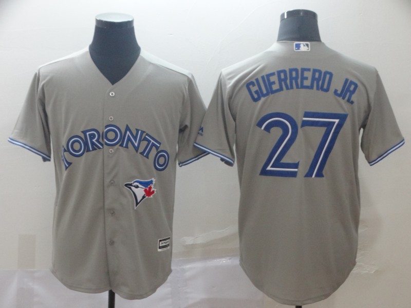 Vladimir Guerrero JR #27 Toronto Blue Jays Gray Jersey - Cheap MLB Baseball  Jerseys