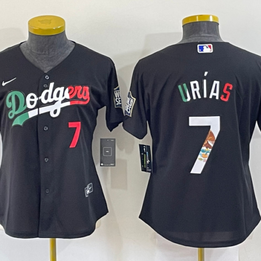 dodgers mexico jersey black