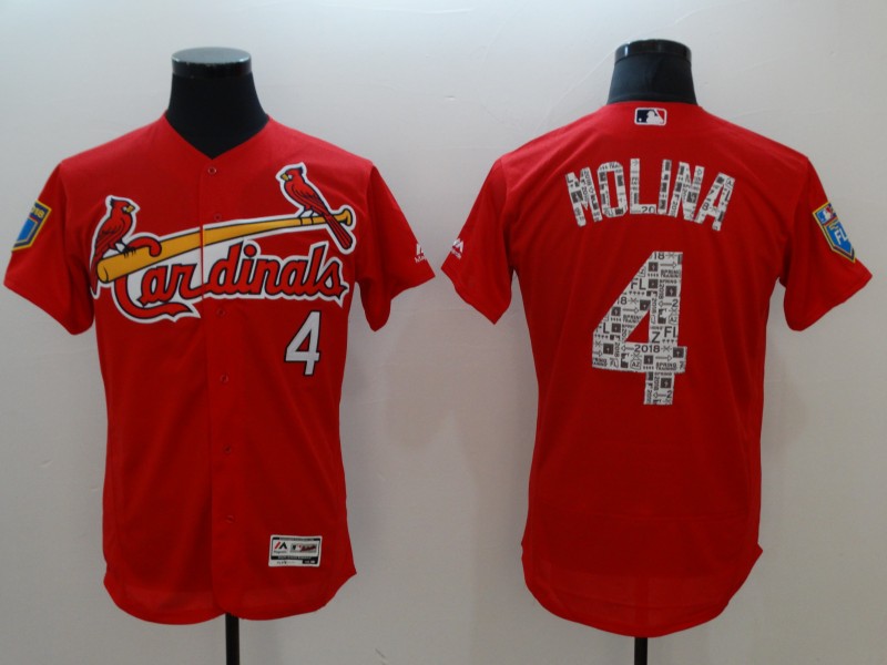 Fan Made St. Lou.is Cardinals #4 Yadier Molina Baseball Jersey