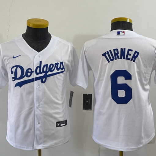 trea turner dodgers jersey youth