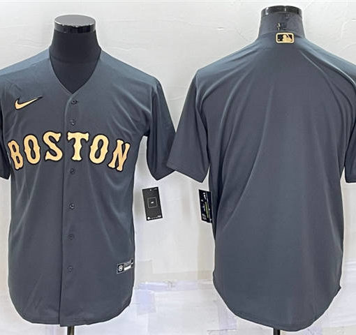 Men's Boston Red Sox Nike Charcoal 2022 MLB All-Star Game Replica Custom  Jersey