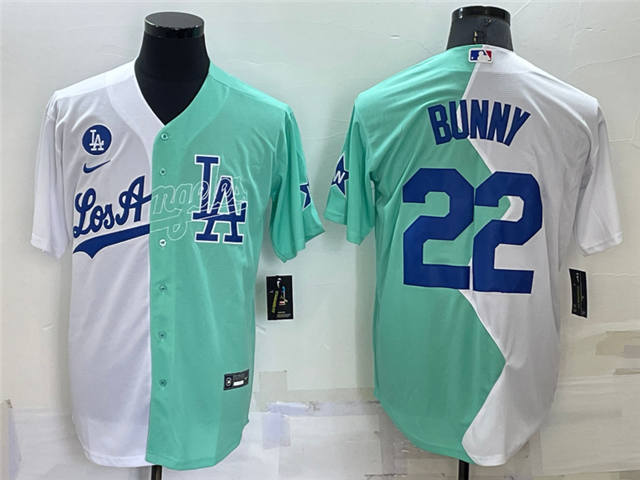 Bunny #22 Los Angeles Dodgers Green/White 2022 Split Fashion