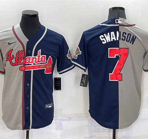Dansby Swanson Game-Used Jackie Robinson Day '42' Jersey - Cubs at