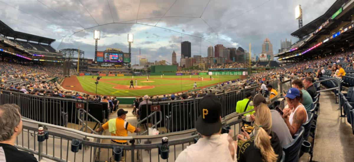 PNC Park. June 9, 2021. View from behind home plate.