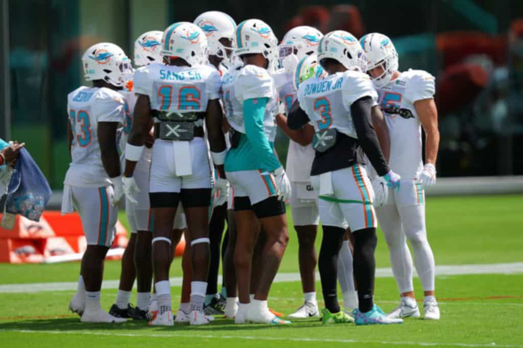 Miami Dolphins News 8/11/22: Not  buffalo nfl shirt black and whitees From Dolphins/Buccaneers First Joint Practice
