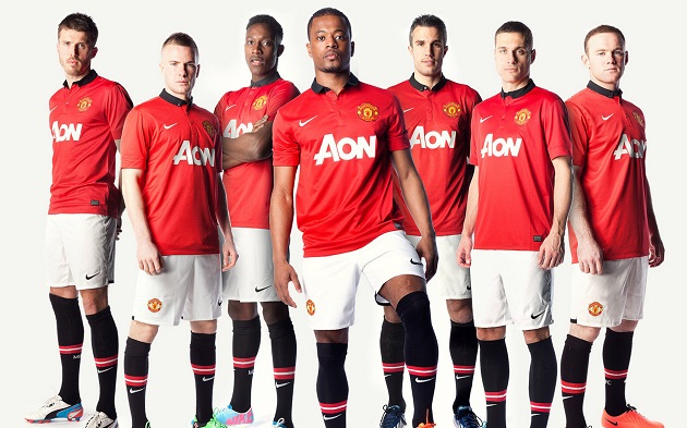 Man United 2014 lineup