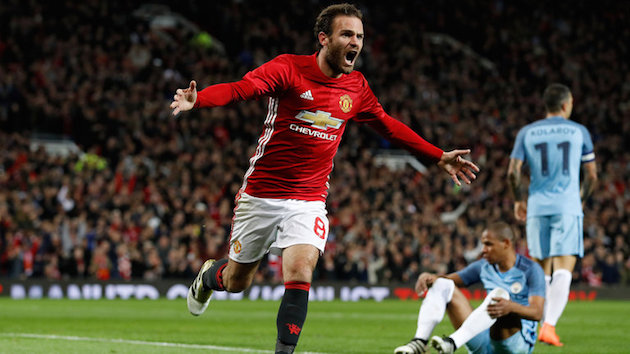 Mata Turns Manchester Red (For Now) in E  ronaldo first jersey number at manchester united  FL Cup