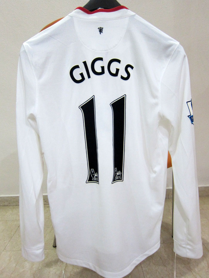 Man Utd away jersey LS back