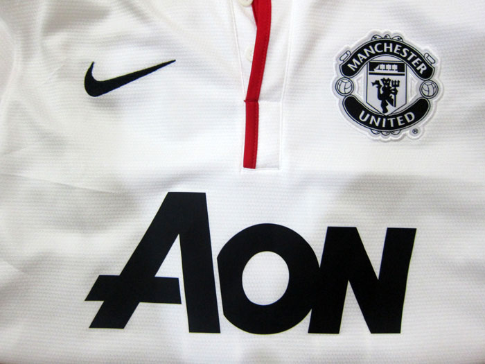 Man Utd away jersey chest