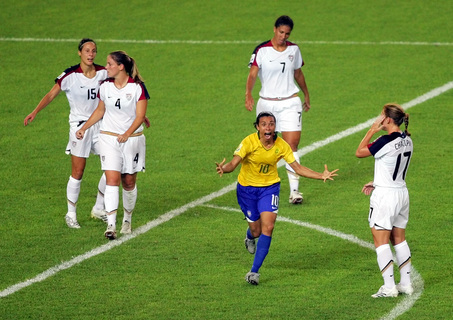 Marta scores vs USA, 2007 World Cup