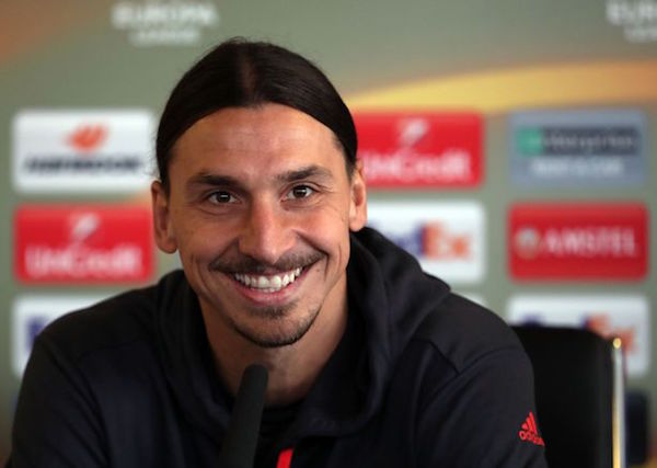 Zlatan Ibrahimovic at press conference