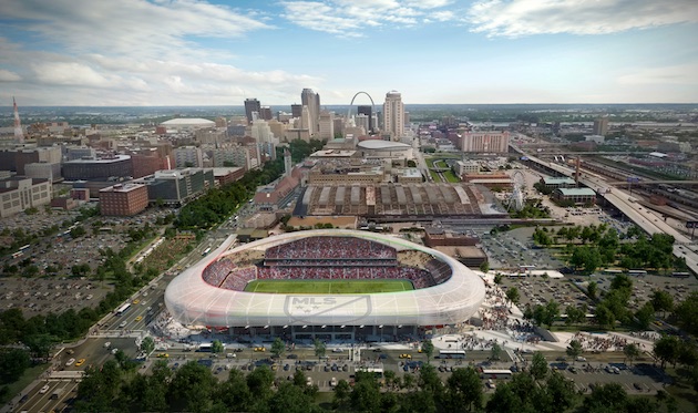 St. Louis MLS stadium design