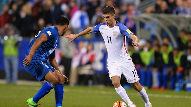 USA youngster Christian Pulisic
