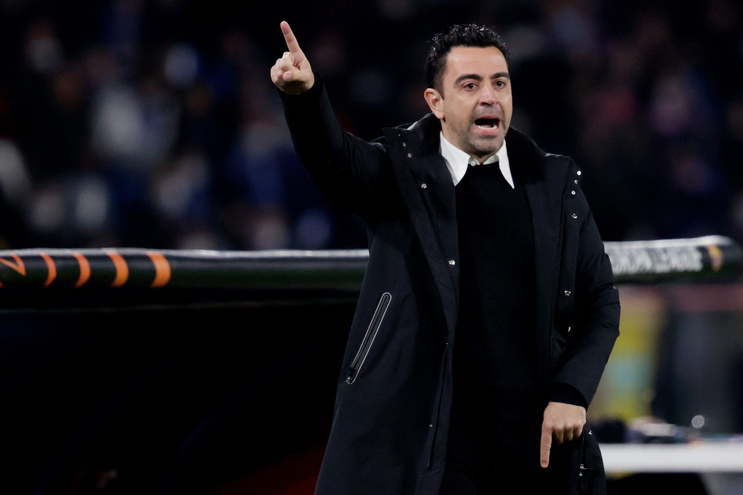 Xavi hails Barcelona’s ‘most complete’ performance of the  manchester united jersey back view   season after Napoli win