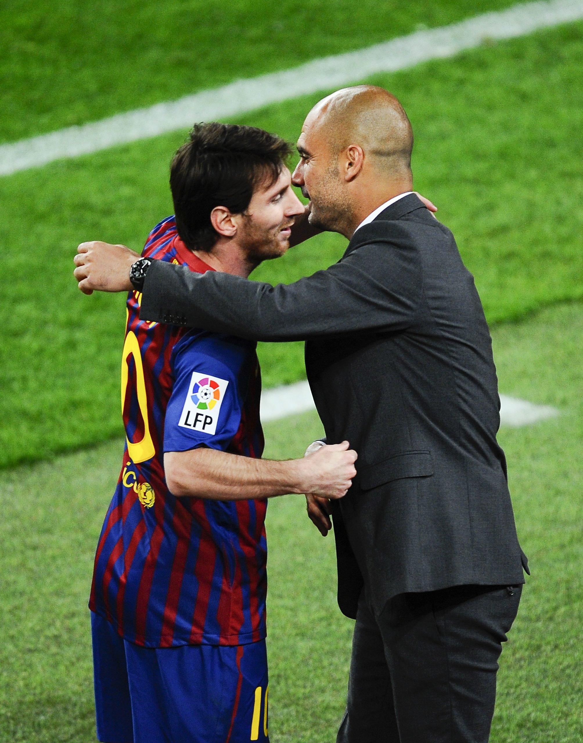 Pep Guardiola still wants Lionel Messi to end his career at B  manchester united jersey original  arcelona
