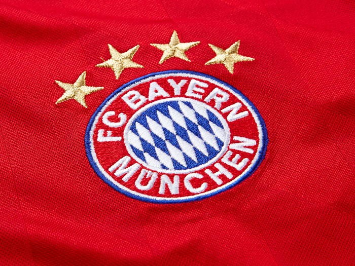 FC Bayern home jersey club badge