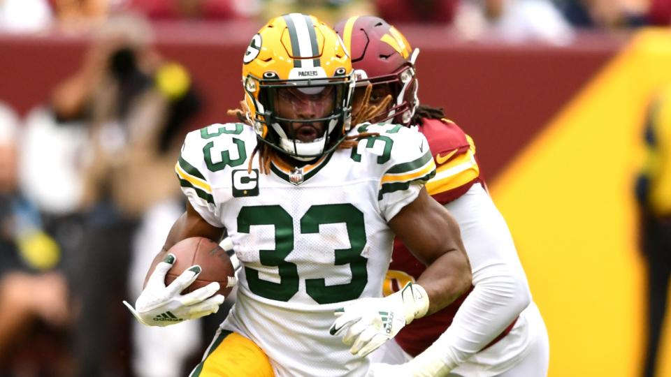 Randall Cobb Gives Sunday Night Football Game Ball to Newborn Son