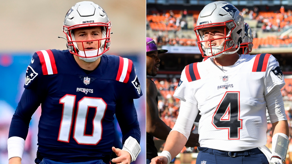 Patriots QB Mac Jones (ankle) limited at practice; rookie Bailey Zappe in  line to start vs. Lions?