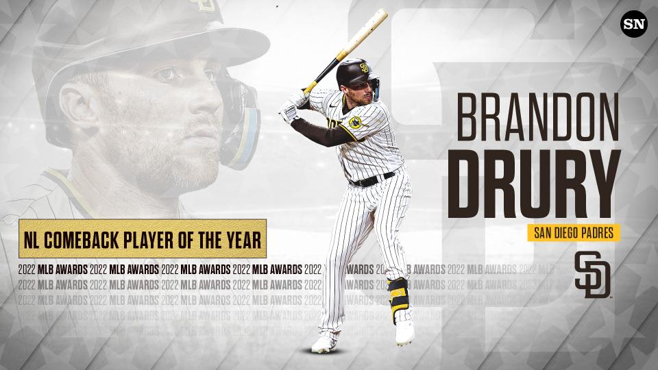 Brandon Drury named NL's Comeback Player of the Year