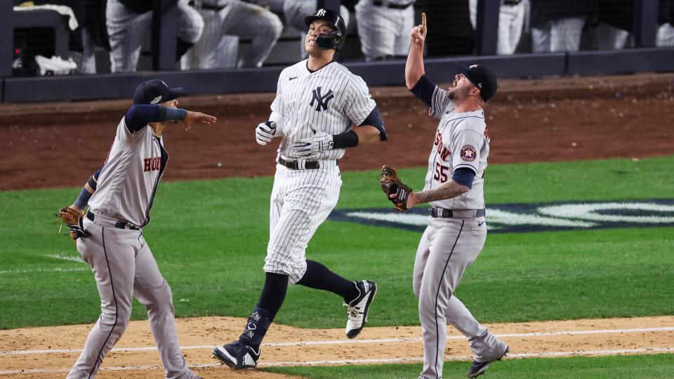 Yankees Fan Reacts to Astros World Series Win, REVIEWS Houston Astros City  Connect Jersey