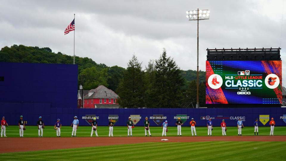 What channel is the Little League Classic on today? Time, TV schedule to  watch Red Sox vs. Orioles