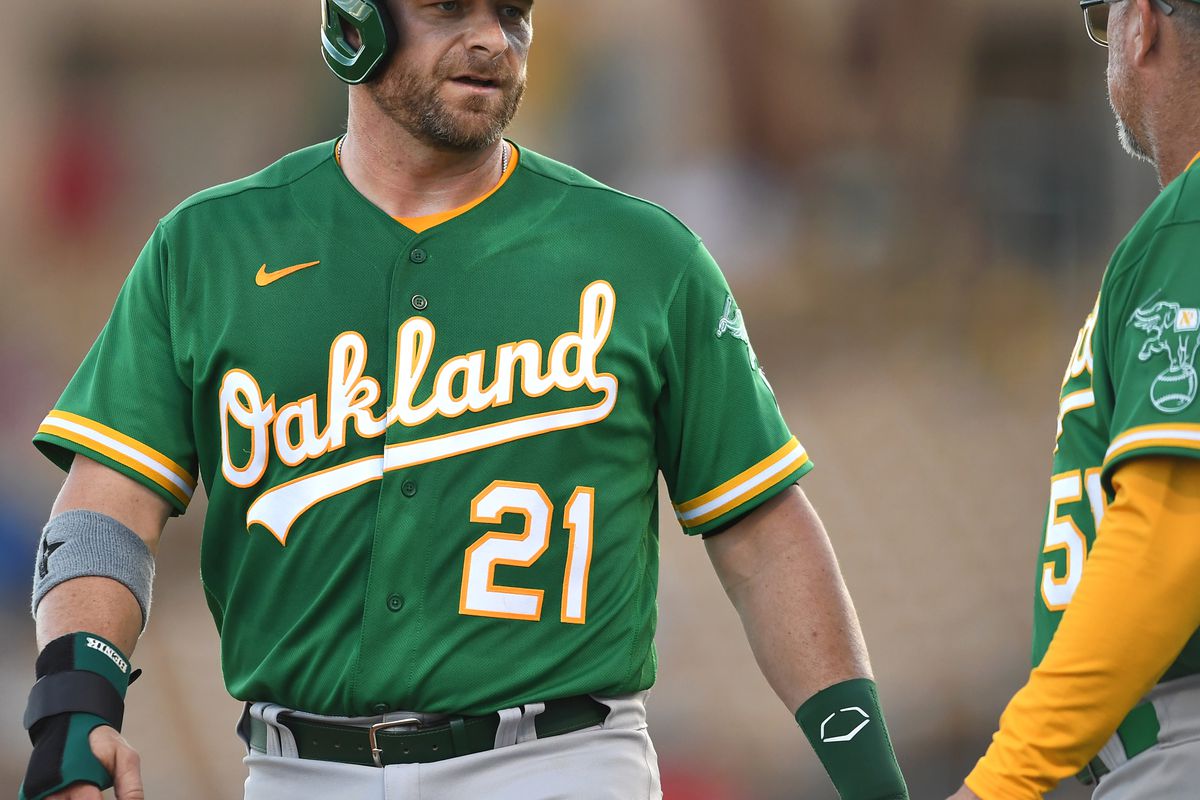 Oakland A la chargers home jersey 's news: Checking in with A's