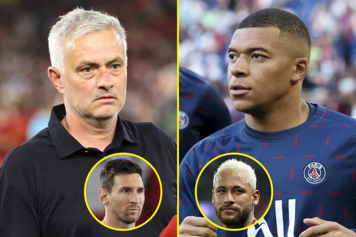 Jose Mourinho hailed Lionel Messi as ‘the God of football’, compared Kylian Mbappe to Ronaldo, loves Neymar and could find lure of Paris Saint-Germain impossible to resist