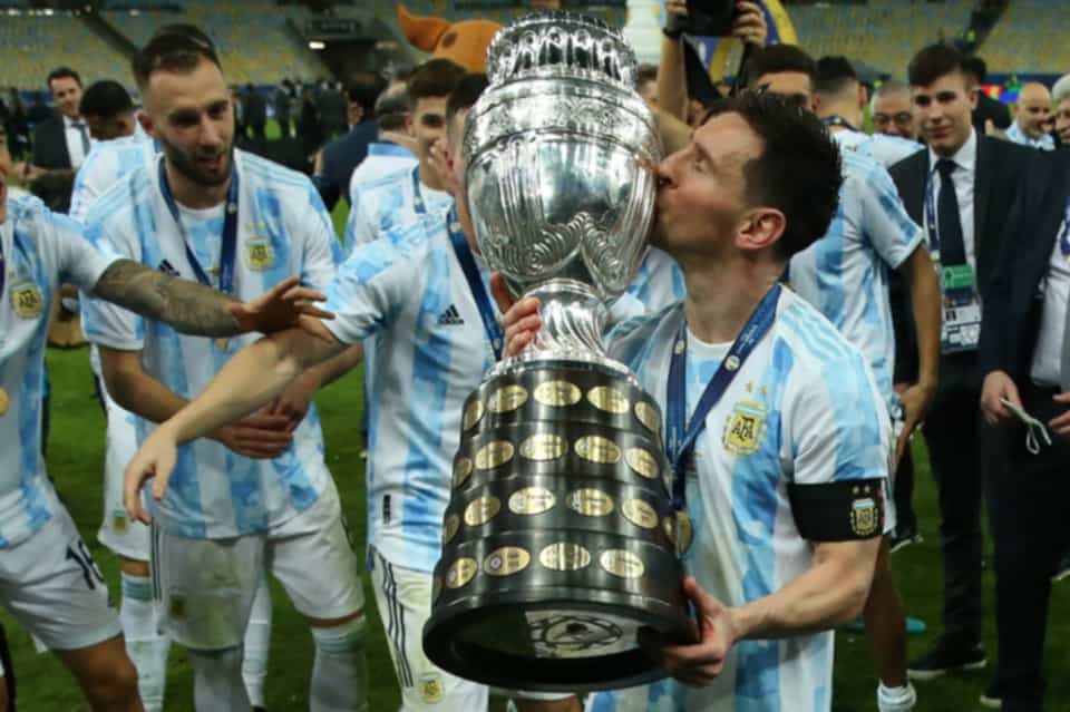 Messi’s Argentina claimed Copa America glory last year