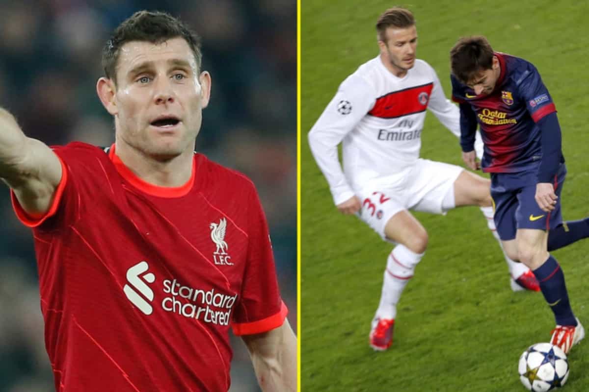Lionel Messi made David Beckham retire last time an Englishman as old as Liverpool star James Milner played in Champions League knockout stage