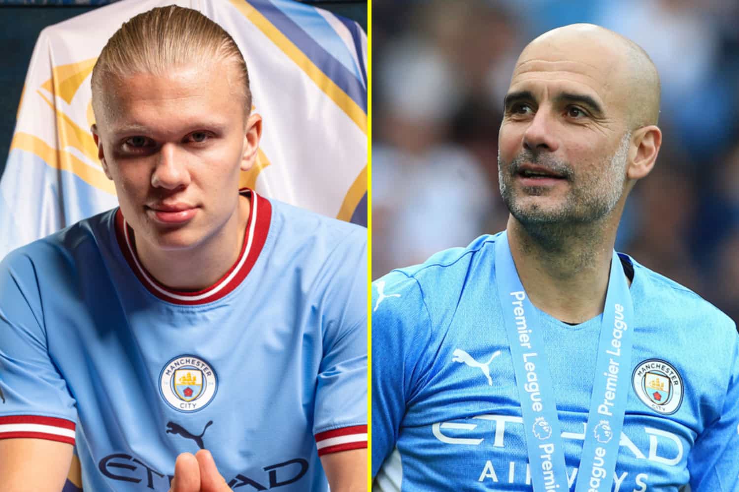Erling Haaland may have just three years to join PSG star Lionel Messi, Chelsea-linked Raheem Sterling and Sergio Aguero in exclusive Pep Guardiola ‘100 club’