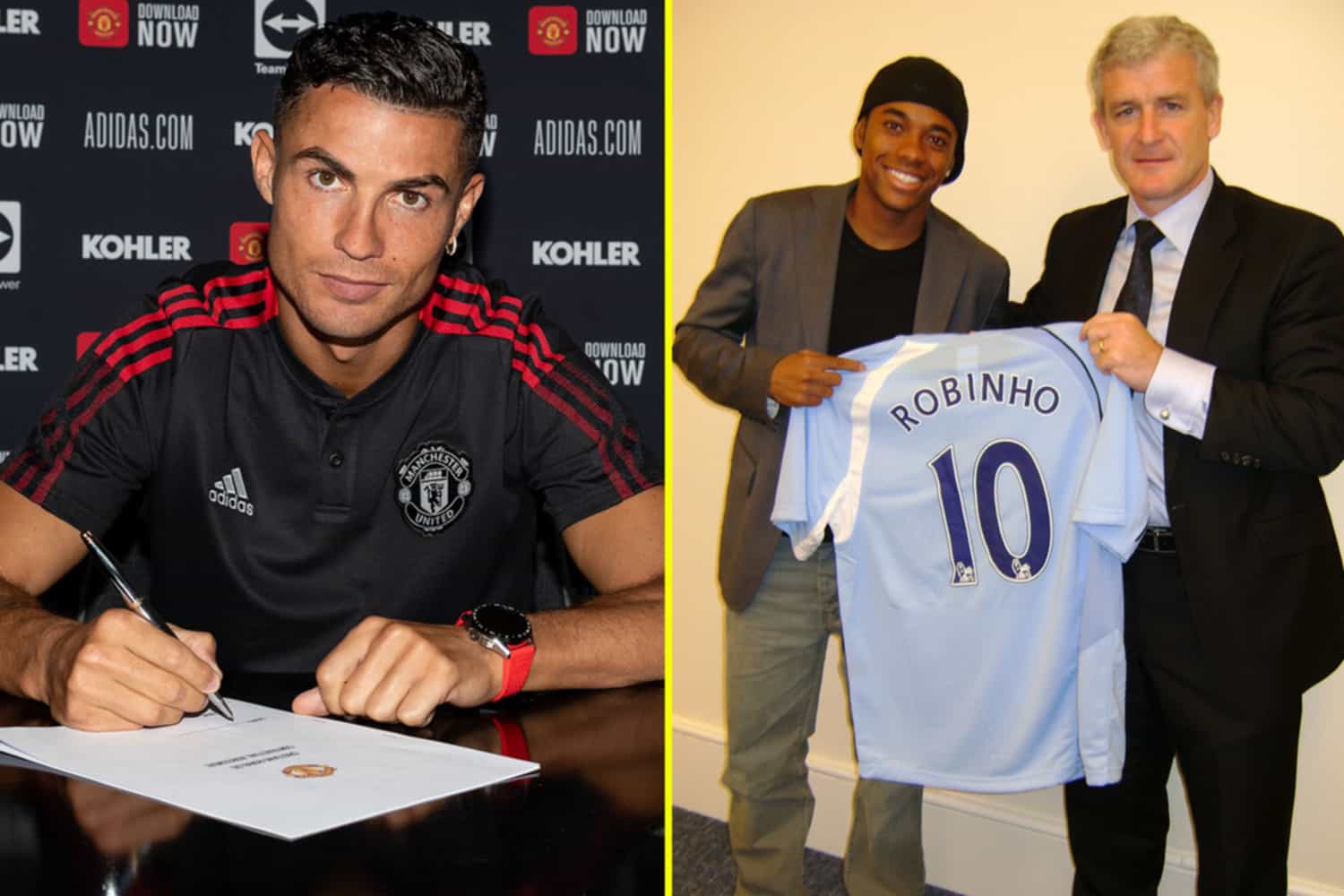 Cristiano Ronaldo Manchester United return, Lionel Messi leaving Barcelona and Man City pinching Robinho off Chelsea among the transfers no one saw coming